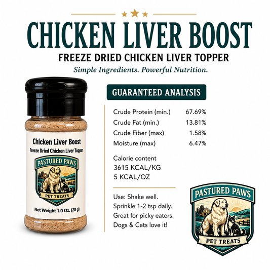 Freeze-Dried Chicken Liver Topper for Dogs & Cats
