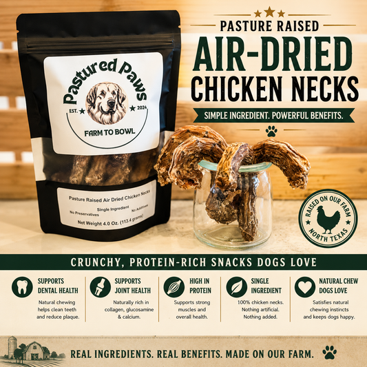 Air-Dried Chicken Necks for Dogs & Cats